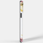 オレンジ ピンク 水彩 野の花 ボヘミアン デザイン Case-Mate iPhoneケース (裏面 / 右)