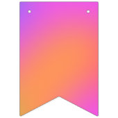 オレンジ、ピンク、紫のパーティーバンティングフラグ バンティングフラッグ (第1の旗)