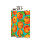 オレンジ フラスク (左)