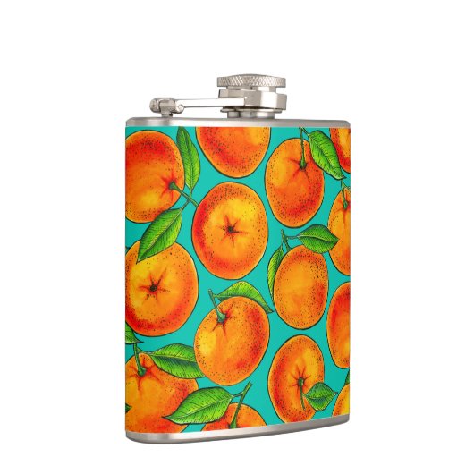 オレンジ フラスク (右)