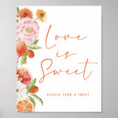 オレンジ フラワーダウンロード Love is Sweet ポスター (正面)