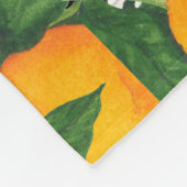 オレンジ フリースブランケット (角)