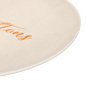 オレンジ・フルーツフローラ設立年 カッティングボード (角)