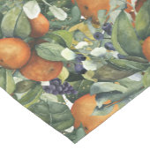 オレンジ、ブドウ、ブルーベリーのハーブ豊富 ショートテーブルランナー (コーナー)