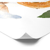 オレンジ ブライダル シャワー ウェルカム サイン (角)