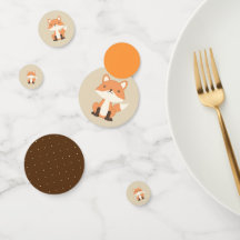 オレンジ&ブラウンキツネウッドランドアニマル