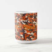 オレンジ&ブラウン迷彩柄が表示されない コーヒーマグカップ (中央)