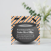 オレンジ/ブラックのケトル - ハロウィンパーティーの招待状 招待状 (スタンド正面)