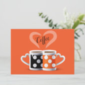 オレンジ+ブラックコーヒーカラーまたは私たちは一緒に属している シーズンカード (スタンド正面)