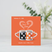 オレンジ+ブラックコーヒーカラーまたは私たちは一緒に属している シーズンカード (スタンド正面)