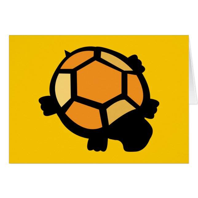 オレンジ&ブラックタートルカード (正面横)
