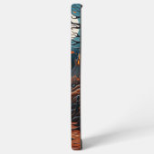 オレンジ&ブラックハ不気味ウス SAMSUNG GALAXYケース (左側面)