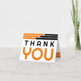 オレンジ&ブラックバー卒業ありがとう サンキューカード