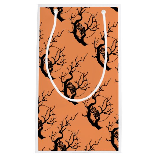 オレンジ&ブラックフールズハロウィーン抱き枕 スモールペーパーバッグ (正面)