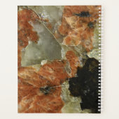 オレンジ、ブラック、クォー澄んツ プランナー手帳 (裏面)