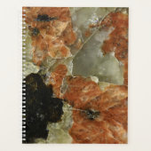 オレンジ、ブラック、クォー澄んツ プランナー手帳 (正面)