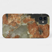 オレンジ、ブラック、クォー澄んツ Case-Mate iPhoneケース (裏面(横))