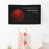 オレンジ ブラック バスケットボール ウィークエンド パーティー - チャンピオン 横断幕 (インサイチュ)