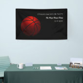 オレンジ ブラック バスケットボール ウィークエンド パーティー - チャンピオン 横断幕 (トレードショー)