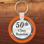 オレンジ、ブラック、ホワイト第50クラス懇親会の好意 キーホルダー (裏面)