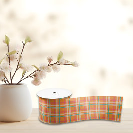 オレンジ&ブルータルプライド夏 サテンリボン