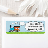 オレンジ/ブルートレイン住所 シール (インサイチュ)