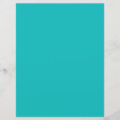 オレンジ&ブルーフローラスクラップブック紙 (裏面)