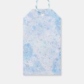 オレンジ & ブルー 水鉄砲 ギフトタグ (裏面)