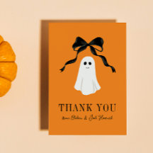 オレンジ ベイビー ブー ゴースト ハロウィン サンクス