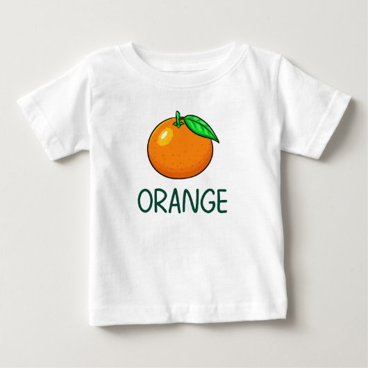オレンジ ベビーTシャツ (正面)