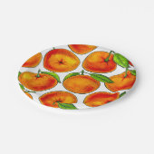 オレンジ ペーパープレート (アングル)