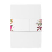 オレンジ、ホットピンク、紫秋フローラ1 招待状ベリーバンド (裏面例)