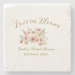 オレンジ ボーホー ラブ イン ブルーム ブライダル シャワー 名前 レトロ ストーンコースター