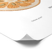 オレンジ ポスター (角)