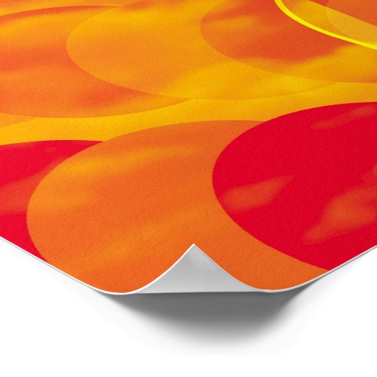 オレンジ ポスター (角)