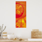 オレンジ ポスター (キッチン)