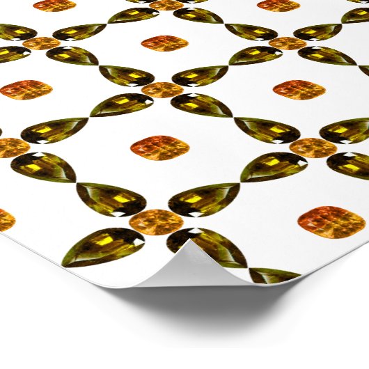 オレンジ ポスター (角)