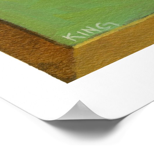 オレンジ ポスター (角)