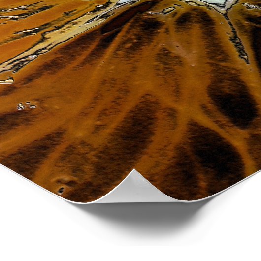 オレンジ ポスター (角)