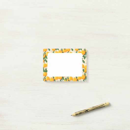 オレンジ ポストイット (デスク上)