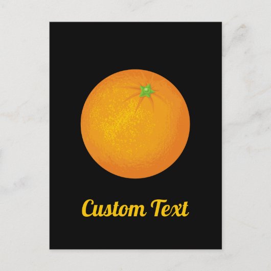 オレンジ ポストカード (正面)