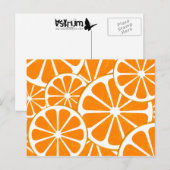 オレンジ。 ポストカード (正面/裏面)