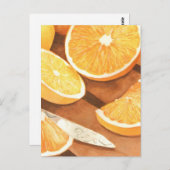オレンジ ポストカード (正面/裏面)