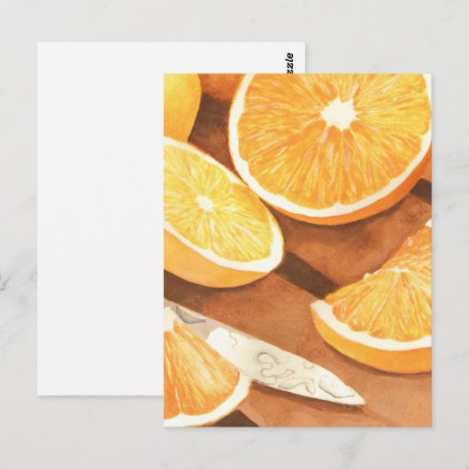 オレンジ ポストカード (正面/裏面)