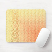 オレンジ マウスパッド (マウス)