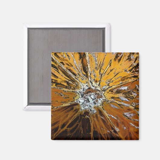 オレンジ マグネット (正面/裏面)