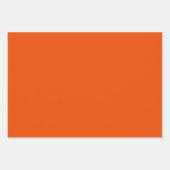 オレンジ、マリゴールド、シルバー、プラチナのバーストパターン ラッピングペーパーシート (正面2)