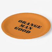 オレンジ·マン·グッド·プレジデント·ドナルド·トランプ45th ペーパープレート (アングル)