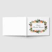 オレンジ メイン スクイーズ ブライダル シャワー ゲストブック (全面)