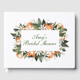 オレンジ メイン スクイーズ ブライダル シャワー ゲストブック